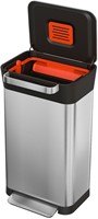 Pedaalemmer Joseph Joseph Intelligent Waste Titan 30 zwart/mat RVS