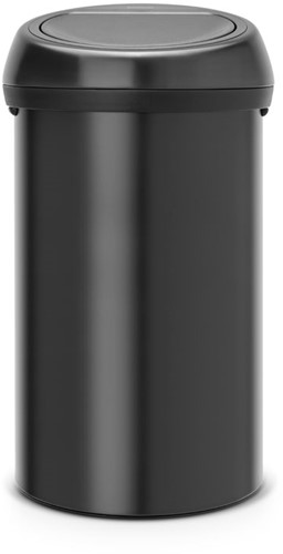 Afvalbak Brabantia Touch Bin 60L mat zwart