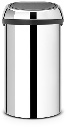 Afvalbak Brabantia Touch Bin 60L RVS