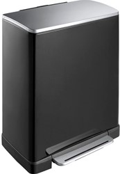 Afvalscheidingsunit EKO E-Cube recycling 28+18L zwart