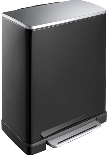 Afvalscheidingsunit EKO E-Cube recycling 28+18L zwart
