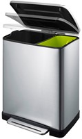 Afvalscheidingsunit EKO E-Cube recycling 28+18L mat RVS-2