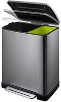 Afvalscheidingsunit EKO E-Cube recycling 28+18L black steel-2
