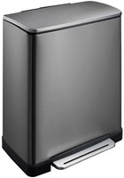 Afvalscheidingsunit EKO E-Cube recycling 28+18L black steel