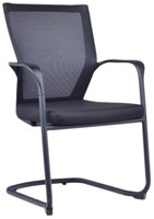 Vergaderstoel Orion - Zwart/Zwart (jong gebruikt), excl. bezorgkosten