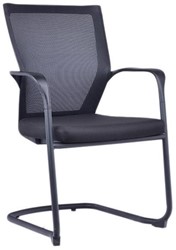 Vergaderstoel Orion - Zwart/Zwart (jong gebruikt), excl. bezorgkosten