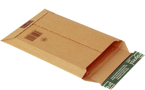 Enveloppen golfkarton 250x353mm ds/100