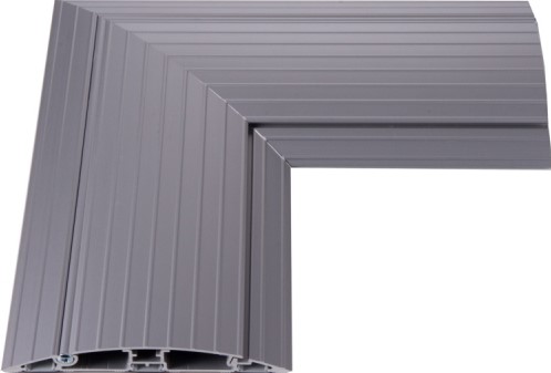 Aluminium vloergoot In2Ergo 80cm zilver-3
