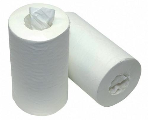 Poetsrol Cleaninq Mini 1-laags 21cmxØ13cmx120m 11rollen