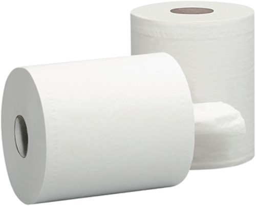 Poetspapier Cleaninq M2 1-laags 6x275m wit-2