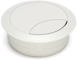 Kabeldoorvoer rond 80mm wit