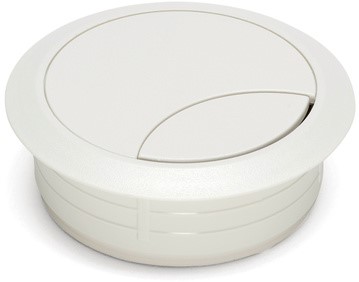 Kabeldoorvoer rond 80mm wit