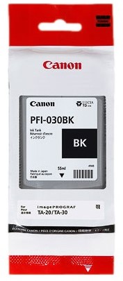 Inktcartridge Canon PFI-030BK zwart 55ml